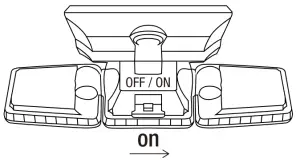 Cover the solar panel