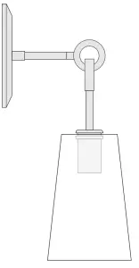 WILLIAMS SONOMA Chain Link Sconce Kit-