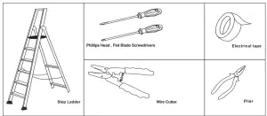 WILLIAMS SONOMA Chain Link Sconce Kit-TOOLS REQUIRED