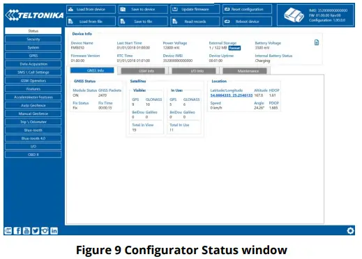 TELTONIKA FMB010 2G Bluetooth OBD GPS Tracker - Figure 9