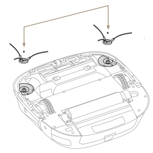 tecbot M1 4-In-1 Robot Vacuum Cleaner User Manual - Edge-cleaning brush