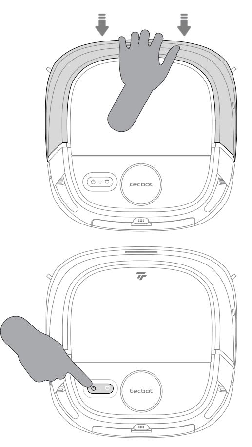 tecbot M1 4-In-1 Robot Vacuum Cleaner User Manual - Restore factory settings