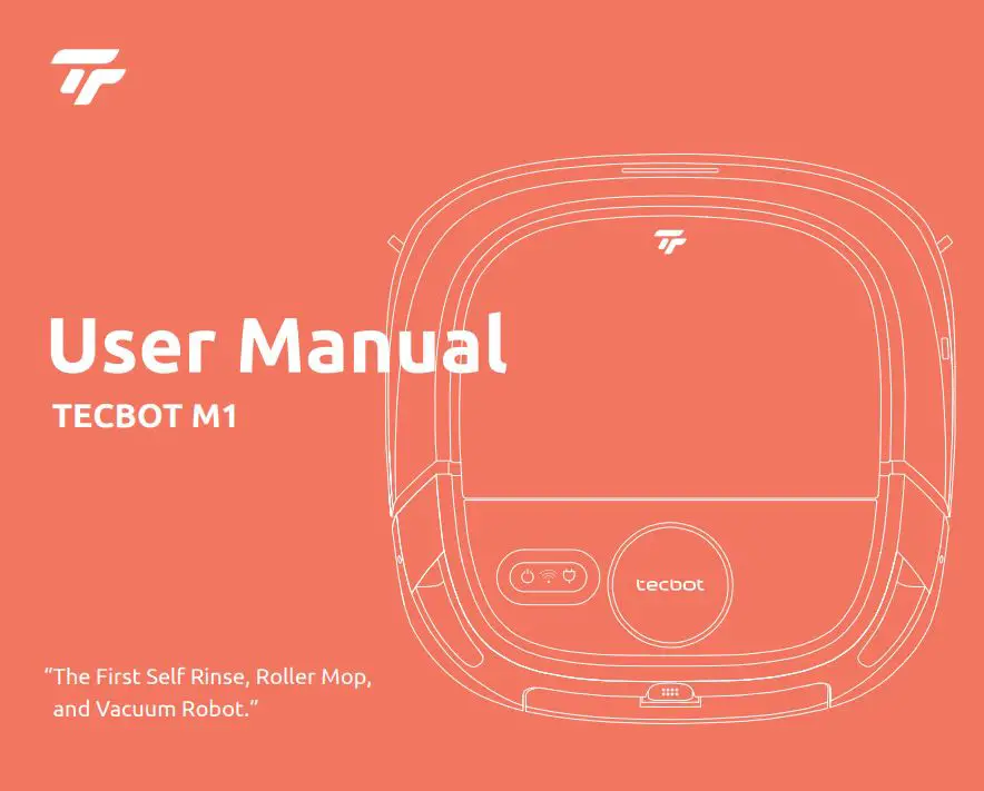 tecbot M1 4-In-1 Robot Vacuum Cleaner User Manual
