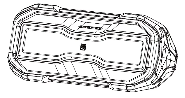 ALTEC IMW999-STL Rockbox XL Rugged Bluetooth Speaker fig1