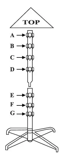 anko 43072286 2.13m Cashmere Pine Tree fig1