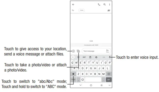 TCL T601DL 4X 5G Smartphone -Messages