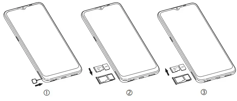 TCL T601DL 4X 5G Smartphone - microSDTM card