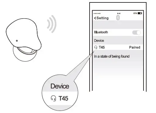 melodysusie T45 True Wireless Stereo Earbuds Fig4
