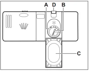 Electrolux ESF5512LOX 60cm UltimateCare 300 Freestanding Dishwasher - dispenser