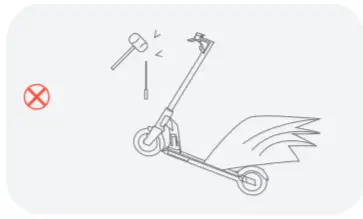 Solowii M2 Electric Scooter - Safety Precautions 26