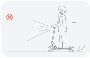 Solowii M2 Electric Scooter - Safety Precautions 7