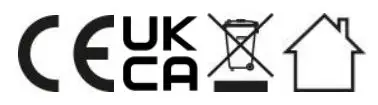 ce, ukca, disposal icon