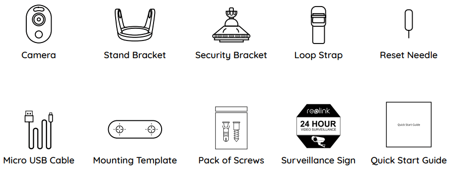 reolink Argus 3 Wi Fi Camera - Box