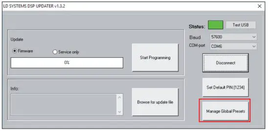 LD Systems LDCURV500I Managing Software - figure 5