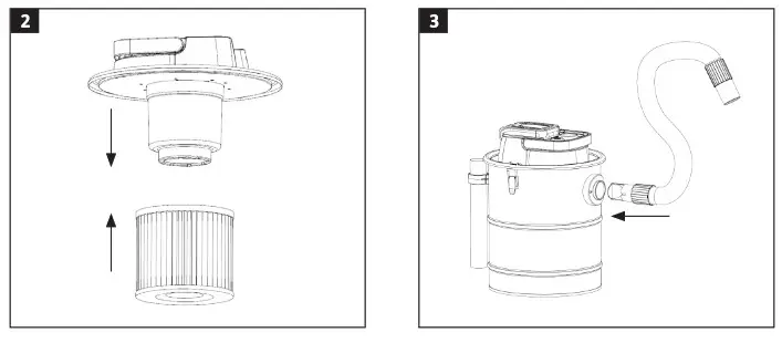 MEEC TOOLS 012184 18V Heavy-Duty Vacuum Cleaner - Product Overview 2