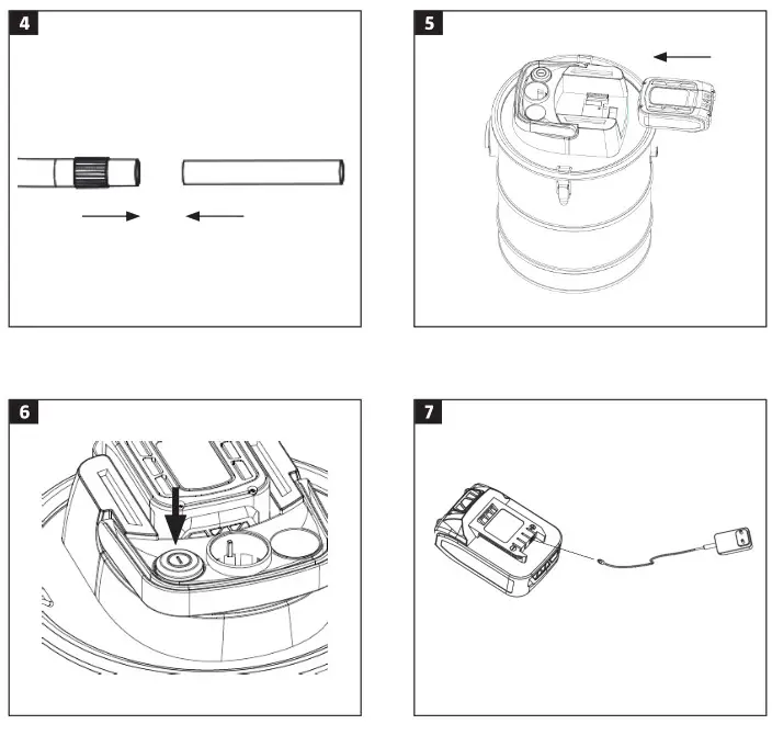 MEEC TOOLS 012184 18V Heavy-Duty Vacuum Cleaner - Product Overview 3