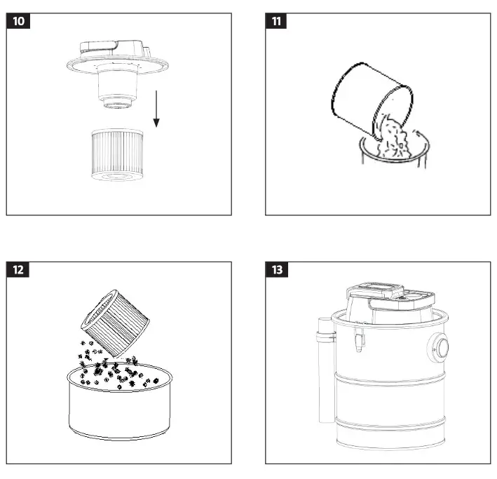 MEEC TOOLS 012184 18V Heavy-Duty Vacuum Cleaner - Product Overview 5