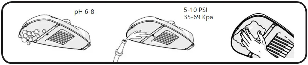GE current GEH6064 Evolve LED Roadway Light - Cleaning
