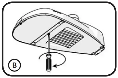 GE current GEH6064 Evolve LED Roadway Light - Door Closing