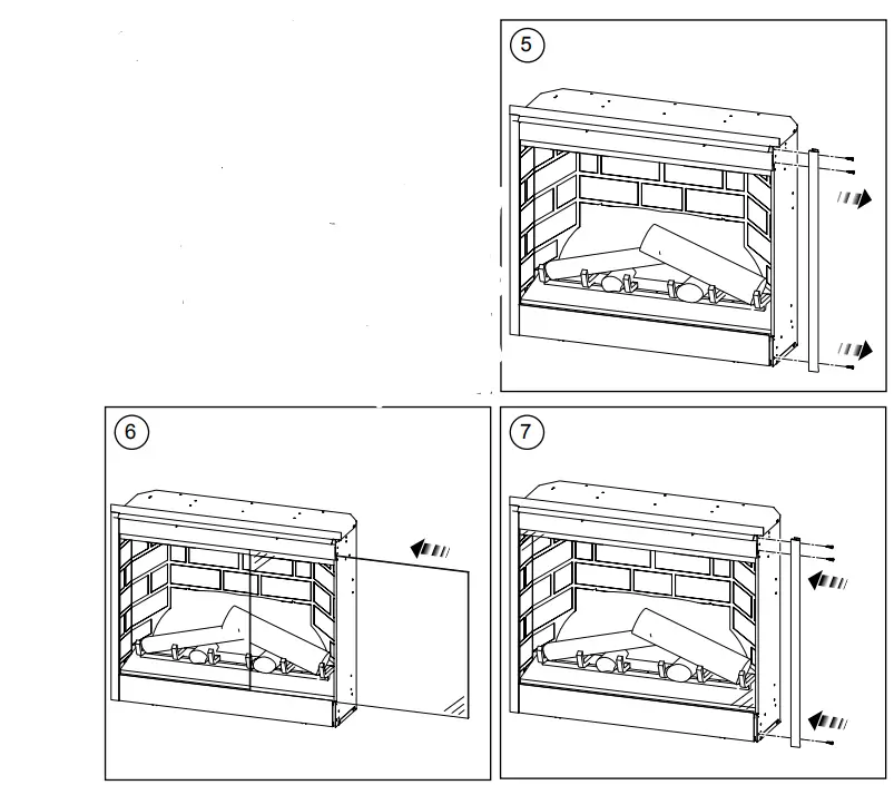 Dimplex 26 Inch Optiflame LED Electronic Firebox fig 5
