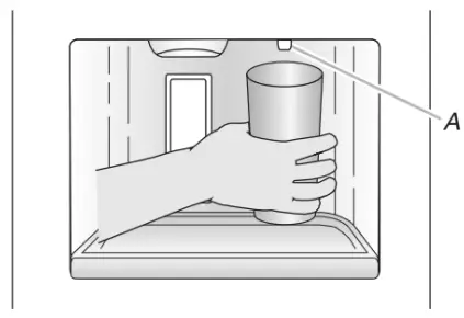 Water dispenser spout