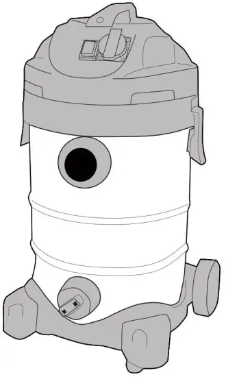 GRAPHITE 59G607 Workshop Vacuum Cleaner - 59G607