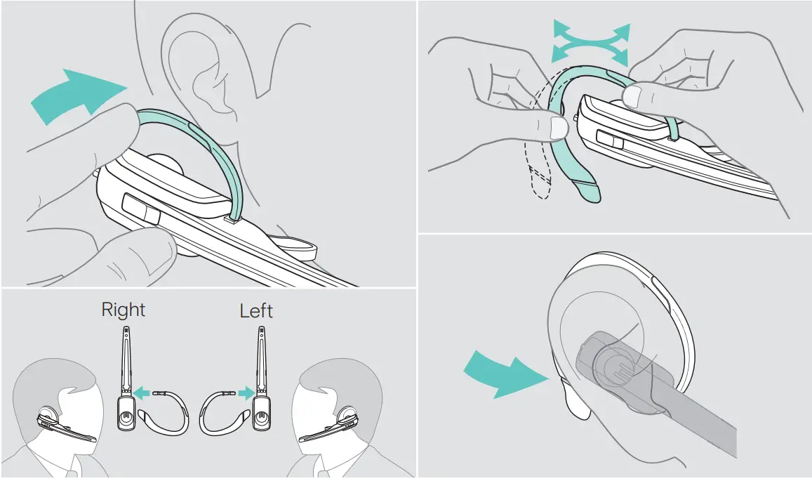 SENNHEISER D 10 HS Impact Phone Wireless Headset System fig 12