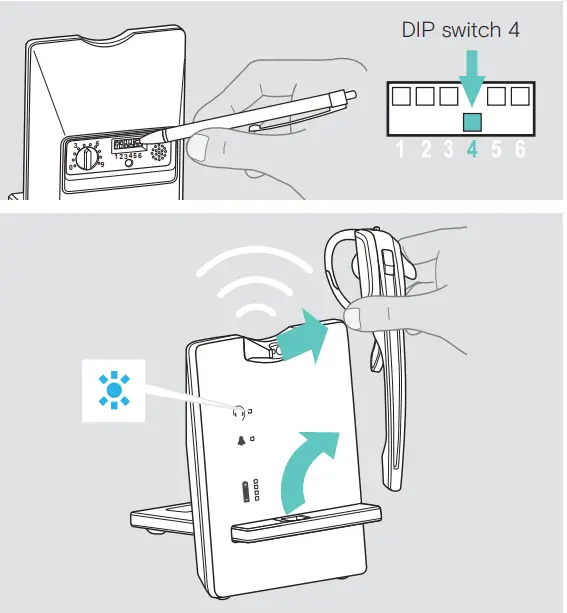 SENNHEISER D 10 HS Impact Phone Wireless Headset System fig 15