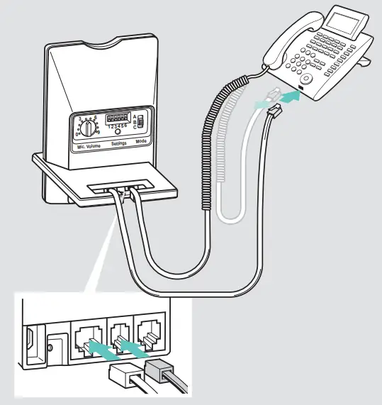 SENNHEISER D 10 HS Impact Phone Wireless Headset System fig 5