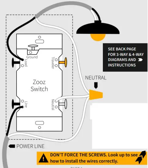 zoOZ 700 Series ZEN77 Dimmer Switch - POLE INSTALLATION