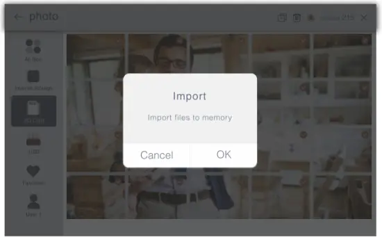 Pastigio M10R5 WiFi Digital Picture Frame - app10