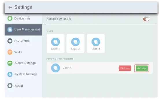 Pastigio M10R5 WiFi Digital Picture Frame - app6