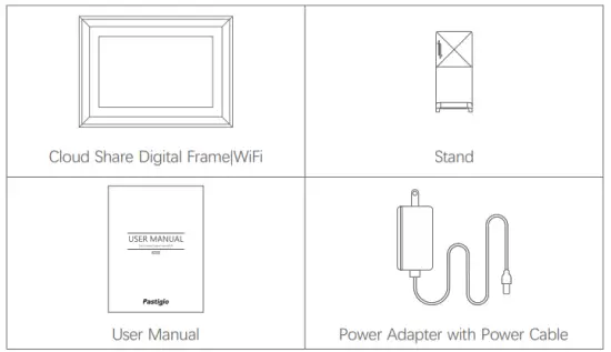Pastigio M10R5 WiFi Digital Picture Frame - box