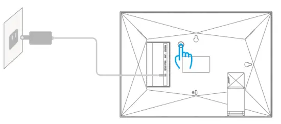 Pastigio M10R5 WiFi Digital Picture Frame - power