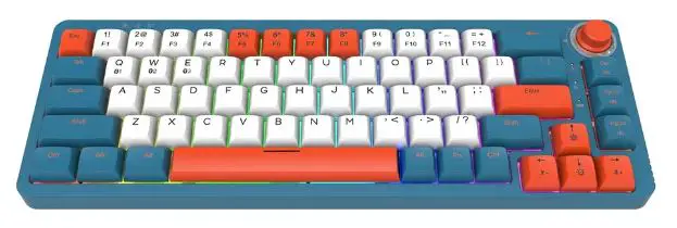GAMAKAY-LK67-2.4G-Wired-BlueTooth-Three-Mode-Mechanical-Keyboard-image