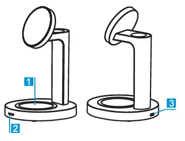 Baseus F6 Wireless Charging Station Fig1