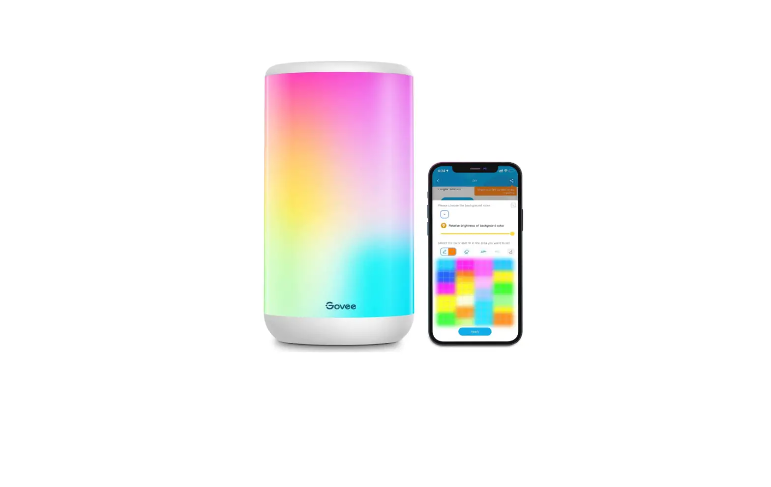 Govee H6052 Aura Smart Table Lamp User Manual