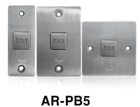 SOYAL AR PB5 Stainless Steel Push Button