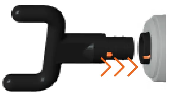 lifepro B08Q44SMZZ Sonic LX Massage Gun - MASSAGE ATTACHMENT