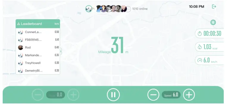 COSTWAY SP37681US Folding Electric Compact Walking Treadmill with APP Control Speaker 16