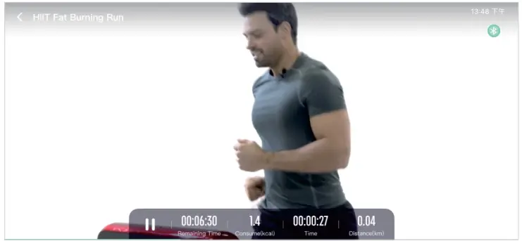 COSTWAY SP37681US Folding Electric Compact Walking Treadmill with APP Control Speaker 23