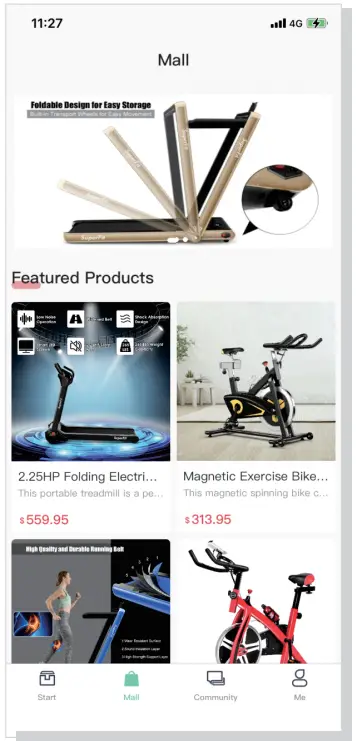 COSTWAY SP37681US Folding Electric Compact Walking Treadmill with APP Control Speaker 25