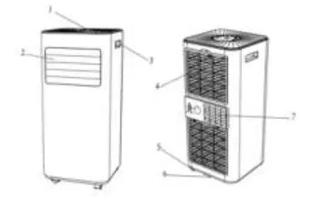 moa A010 Portable Air Conditioner 1