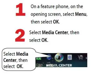 FIG 14 Set Up a Feature Phone