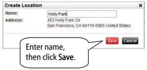 FIG 39 Use a Map to Define a Location