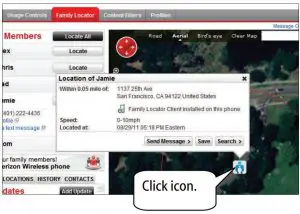 FIG 44 CSearch for Places of Interest Near a Phone