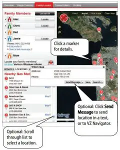 FIG 47 Search for Places of Interest Near a Phone