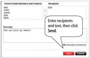 FIG 54 Send a Text Message from Your Computer