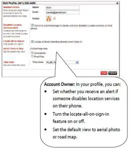 FIG 61 Set Family Preferences