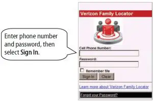 FIG 67 Sign in to Family Locator on Your Phone
